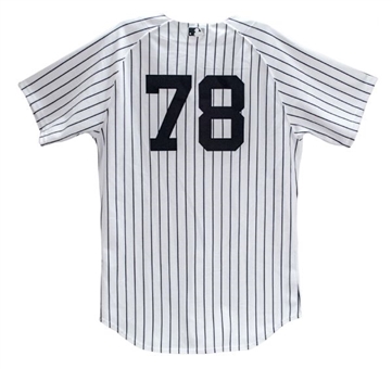 2013 Zoilo Almonte New York Yankees Game Worn Home Jersey (MLB Auth)